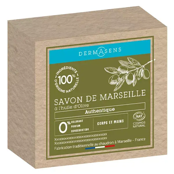 Dermasens Savon de Marseille Solide Bio L'Authentique 100g