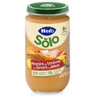 Hero Baby Pedialac without pot of stew of vegetables with veal and ham 250 g.