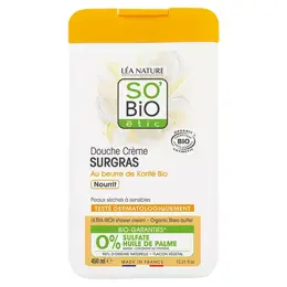 So'Bio Étic Douche Crème Surgras au Beurre de Karité Bio 450ml