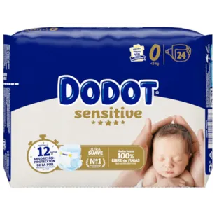 Dodot Sensitive diaper first weeks up to 3kg 24ud T / 0