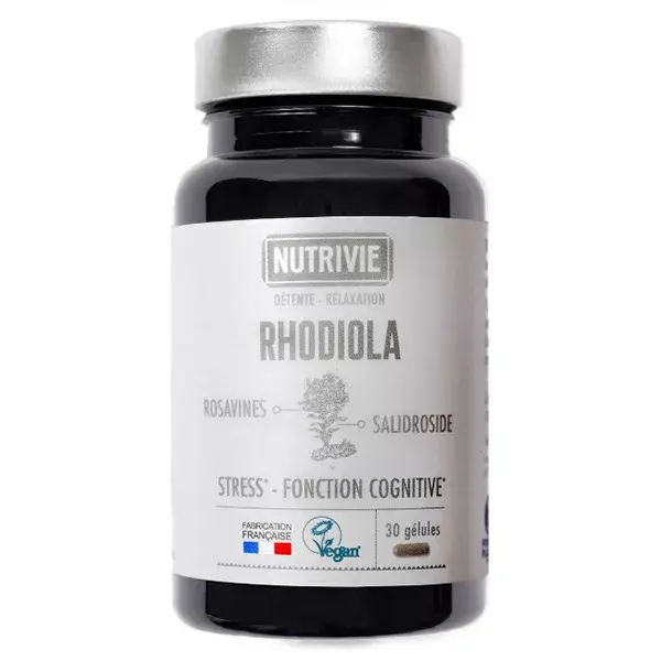 Nutrivie Rhodiola 300mg Titré 30 gélules