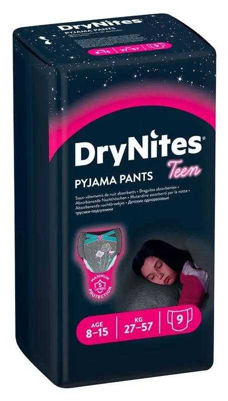 DryNites Pañales Niña 8-15 años 9 Uds