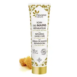 Fleurance Nature - Soin des mains réparateur à la gelée royale Bio - Tube 50ml