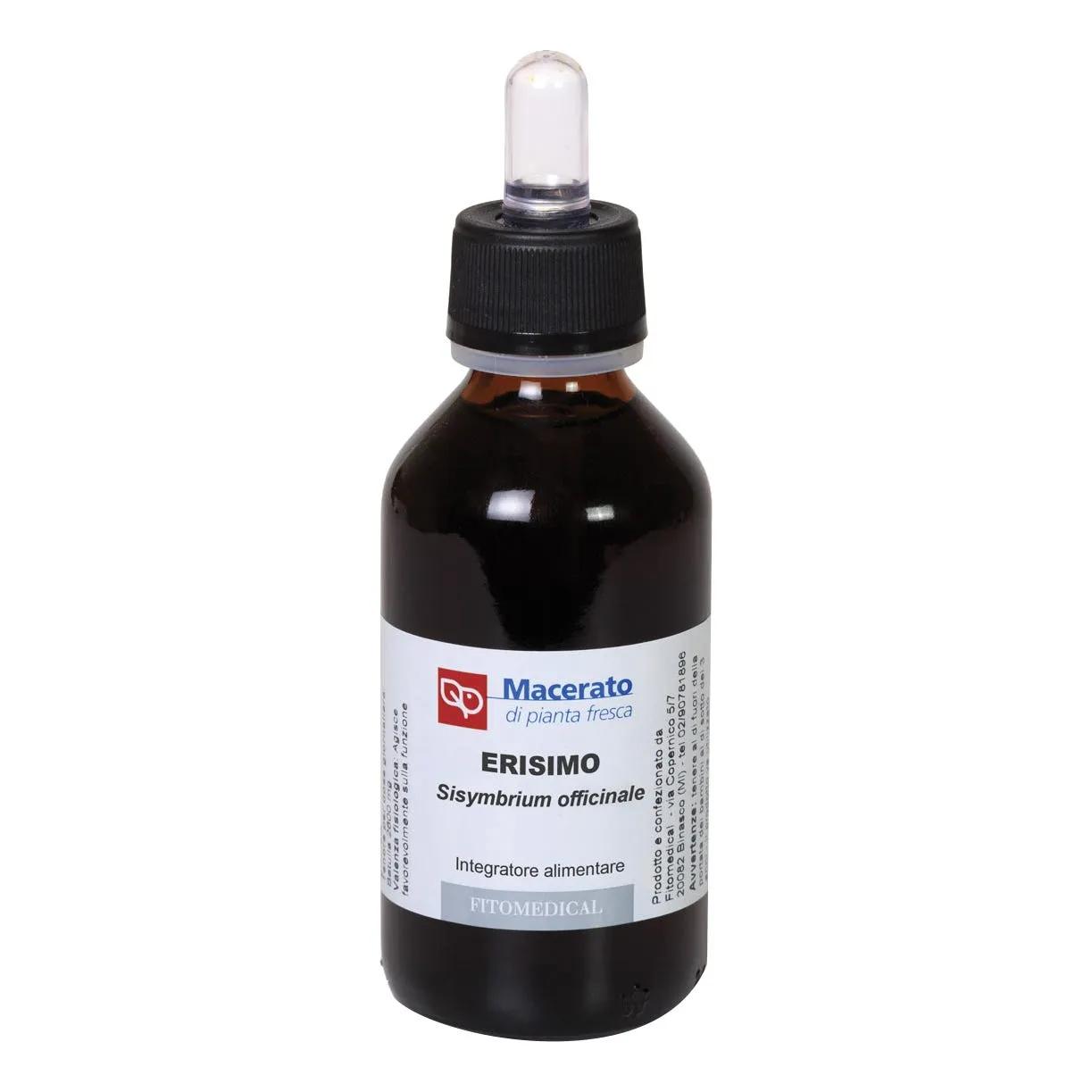 Fitomedical Erisimo Tintura Madre Integratore Vie Respiratorie 100 ml