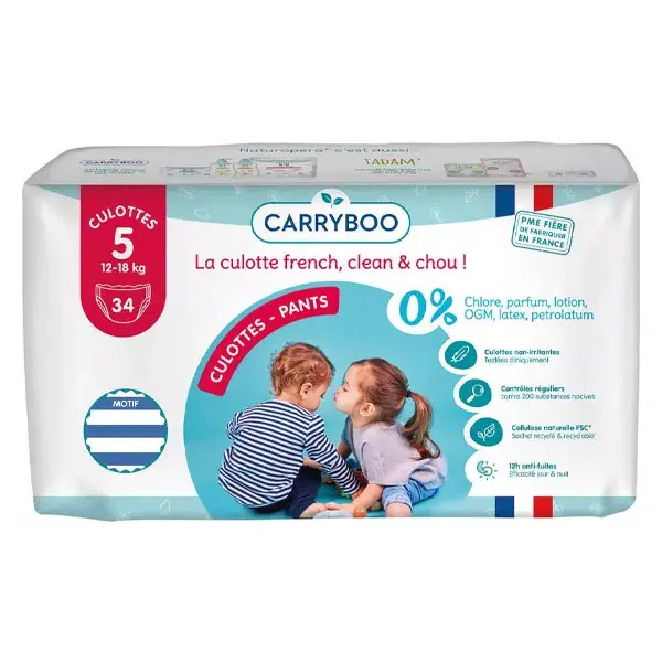 Carryboo Jumbo Ecological Panties Size 5 34 units