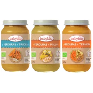 Babybio Menu Salted Jars +8m 3x200 gr