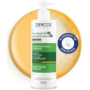 Vichy Dercos Technique Shampoo Anticaspa para Cabelos Secos 390 ml
