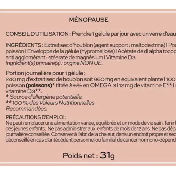 Phytalessence Menopausa 60 comprimidos 