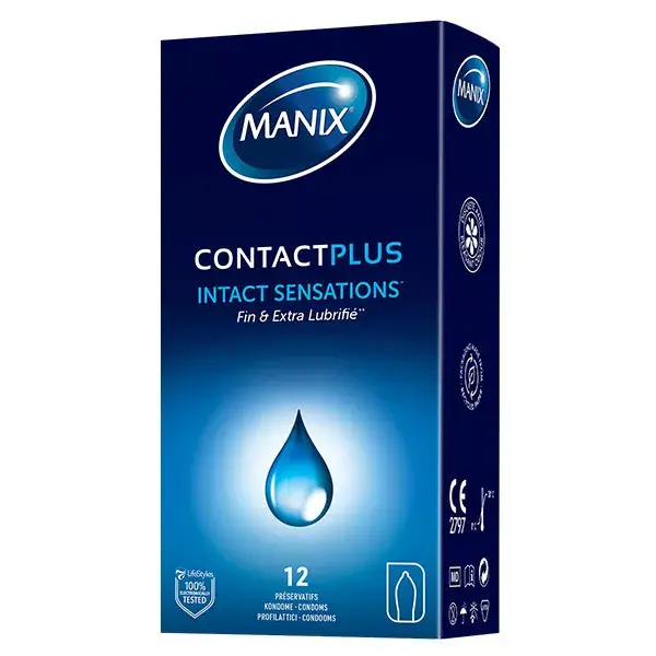 Manix Contact Plus Sensations Intactes 12 préservatifs