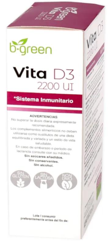 b-groen Vitamine D3 2200 IE 50 ml