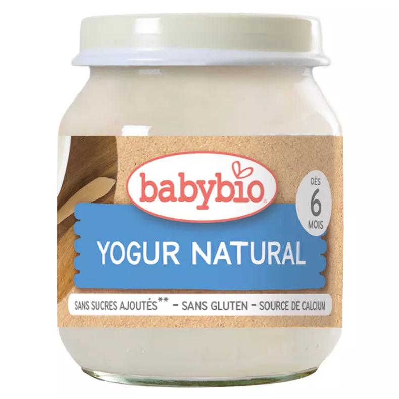 Babybio Yaourt Au Lait De Vache Naturel +6m 2x130 gr