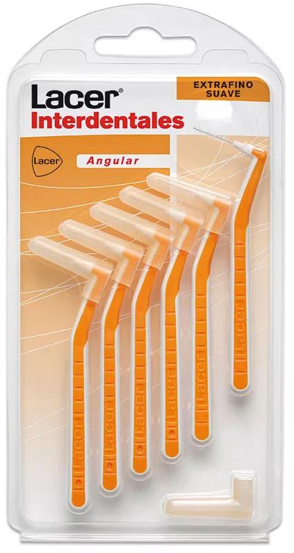 Lacer Cepillo Interdental Extrafino Angular Suave 6 uds