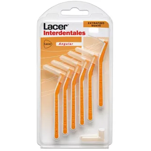 Lacer Brosse interdentaire angulaire extrafine douce 6 unités