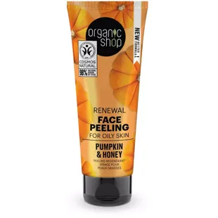 Organic Shop Facial Scrub Oily Skin Organic Pumpkin Oil 75 ml