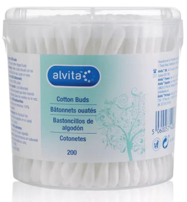 Alvita Cotonetes de ouvido 200 uds