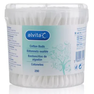 Alvita Bastoncillos de Oídos 200 uds