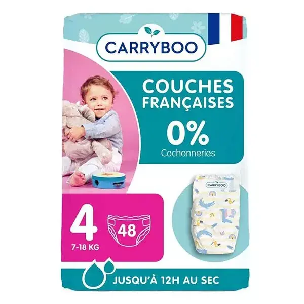 Carryboo Couches de nos régions Taille 4 (7-18kg)