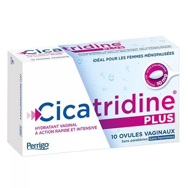 Cicatridin Plus Óvulos Vaginales Hidratante Vaginal Acción Rápida e Intensiva 10 unidades