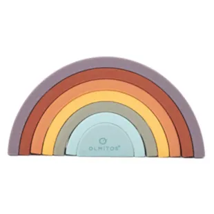 Olmitos Arcoiris Apilable de Silicona