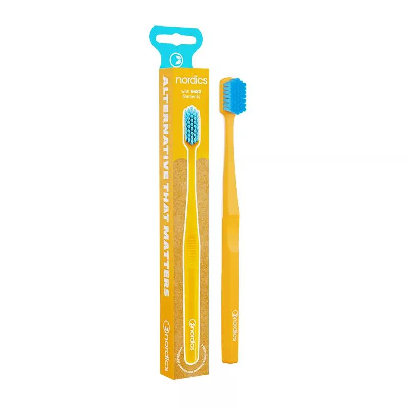 Nordics Brosse à dents souple 6.580 Jaune