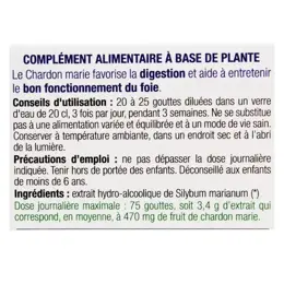 Ladrôme Extraits de Plantes Fraîches Chardon Marie Bio 100ml