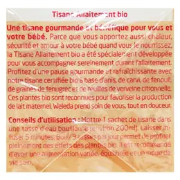 Weleda Maternité Tisane Allaitement Fenouil Verveine Bio 20 sachets