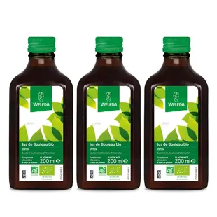 Weleda Trio Succo di Betulla Biologico - 3x200 ml