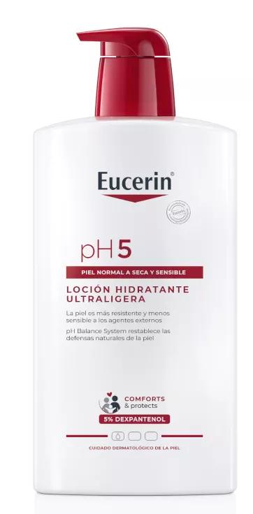 pH5 Eucerin Ultralight Lozione crema idratante 1000ml