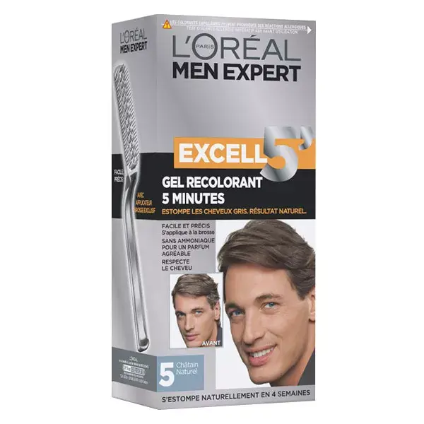 L'Oréal Excell 5 Coloración Hombre N°5 Castaño Natural