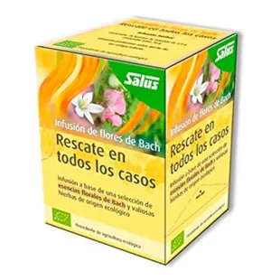 Flores de Bach Salus Infusión Rescate En Todos Los Casos 15 Bolsitas