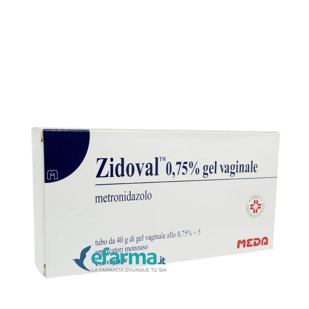 Zidoval Gel Vaginale 0,75% Metronidazolo 40g + 5 Applicatori