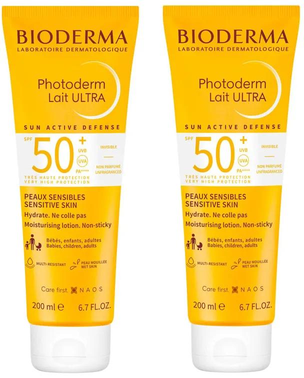 Bioderma Photoderm Ultra Lait SPF50+ 2x200 ml