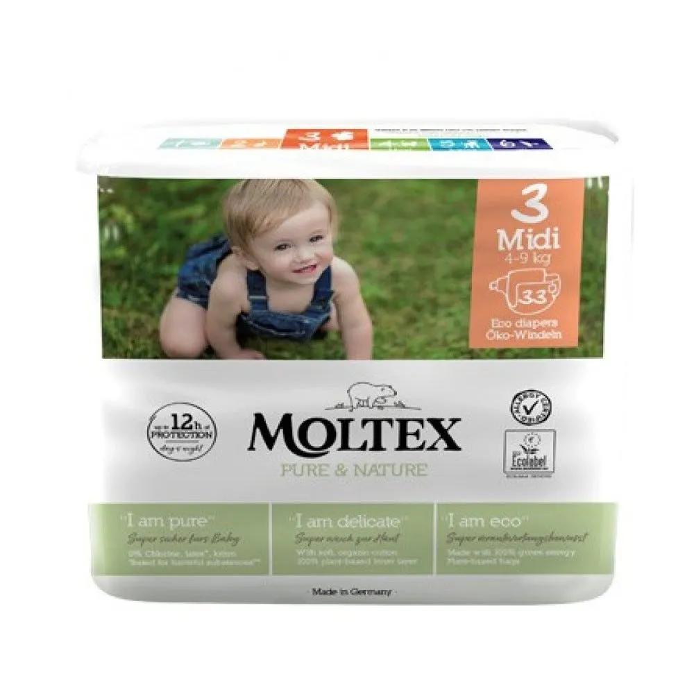 Moltex Pure & Nature Midi Pannolini 4-9 kg T3