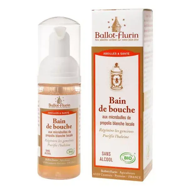 Ballot-Flurin Hygiène et Soins Bain de Bouche Bio 50ml