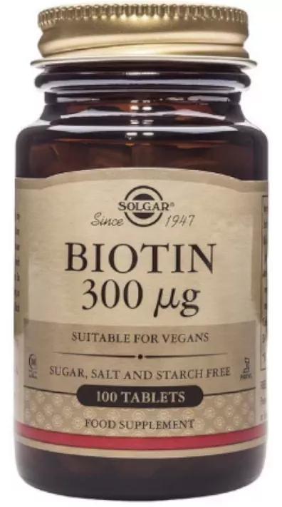 Solgar Biotina 300 Μg 100 compresse