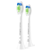 Philips Sonicare HX6062/87 Optimal White Electric Toothbrush Replacement Parts, White, 2 units