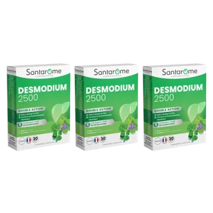 Santarome Phyto - Desmodium 2500 - Disintossicante del fegato - 30 capsule vegane - Confezione da 3