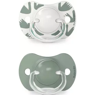 Suavinex Fysiologische speen SX Pro Silicone Walk Groen 6-18m 2 stuks