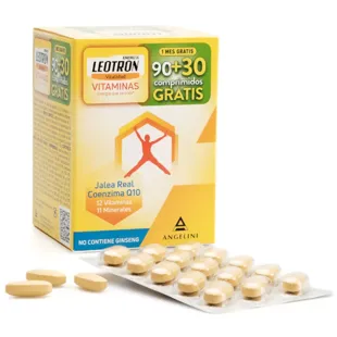 Leotron Vitaminas 90+30 Comprimidos