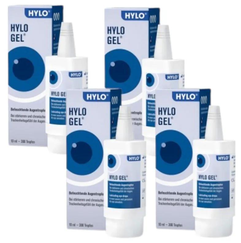 Brill Pharma Hylo-Gel Gleitende Augentropfen 4x10 ml
