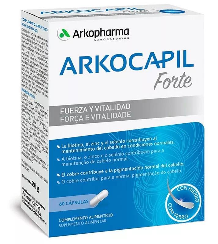 Arkopharma Arkocapil Advance Forte Vitalidad Capilar 60 Cápsulas
