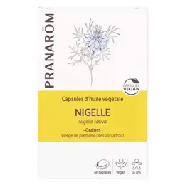 Pranarom Huile Végétale Nigelle 60 capsules