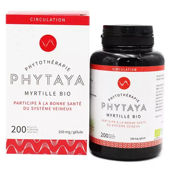Phytaya Circulation Myrtille Bio 200 gélules