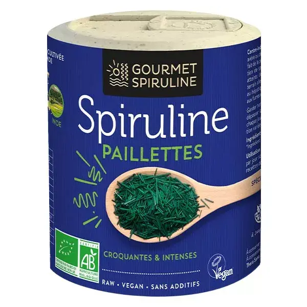 Gourmet Spiruline Paillettes Croquantes & Intenses Bio 90g