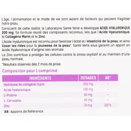 Santé Verte Acide Hyaluronique 200mg 30 comprimés