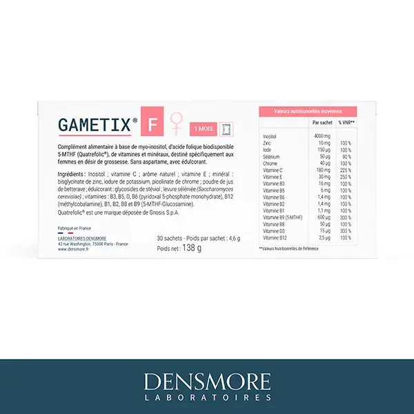 Densmore Gametix F et Clearblue Test d'Ovulation digital Fertilité, Conception, Grossesse 