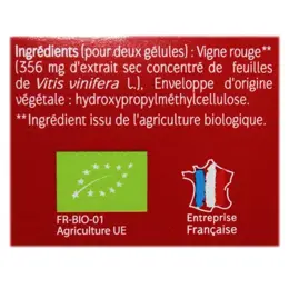 Naturactive Vigne Rouge Bio 30 gélules végétales