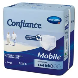 Hartmann Confiance Mobile Absorption 6 Gouttes Taille L 14 sous-vêtements