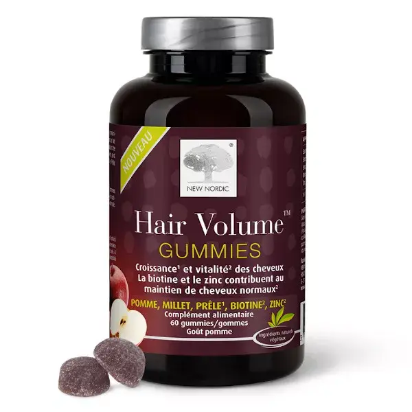 New Nordic Gummies Hair Volume 60 gomme