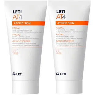 Creme Facial para Pele Atópica Leti AT4 2x50 ml